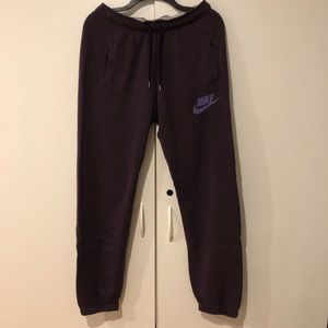 Eggplant Colored Nike Sweatpants